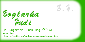 boglarka hudi business card